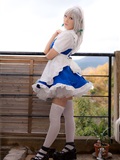 cosplay美女套图 c77 Sakuya Izayoi　白丝假发扮相(1)(83)